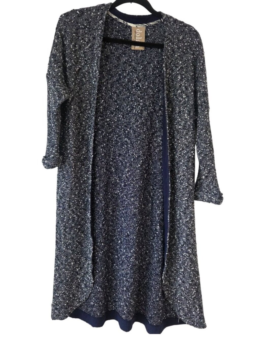 Dolan Left Coast Collection Anthropologie Navy Blue Cardigan Sweater Duster S